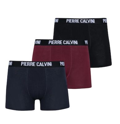 Schnell sein ➡️ 3x Pierre Calvini Hipster Herren Baumwoll Boxershorts für 4,94€ + VSK