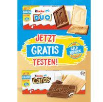 Wieder da! Kinder-Cards & Kinder-Duo gratis ausprobieren