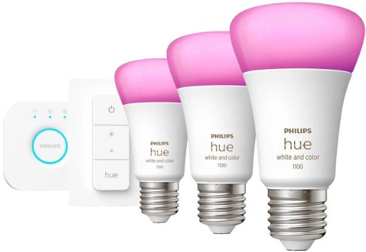 Philips Hue White Ambiance E27 Starter Kit mit Bridge & 5 Lampen 199,95€ (statt 220€)
