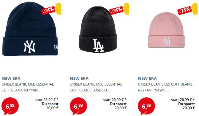 New Era / Puma Beanies ab 6,99€   z.B. New Era Beanie IFA Skull Knit ab 6,99€ (statt 16€)