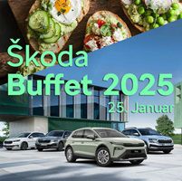 Bei Skoda am 25.01.2025 Kulinarisches vom Bufett gratis