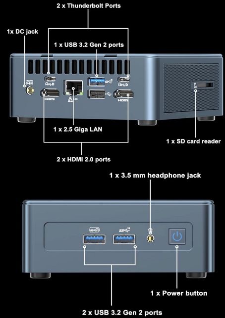 GEEKOM IT12 Mini PC mit i7 12650H, 32 GB RAM & 1 TB für 483,55€ (statt 509€)