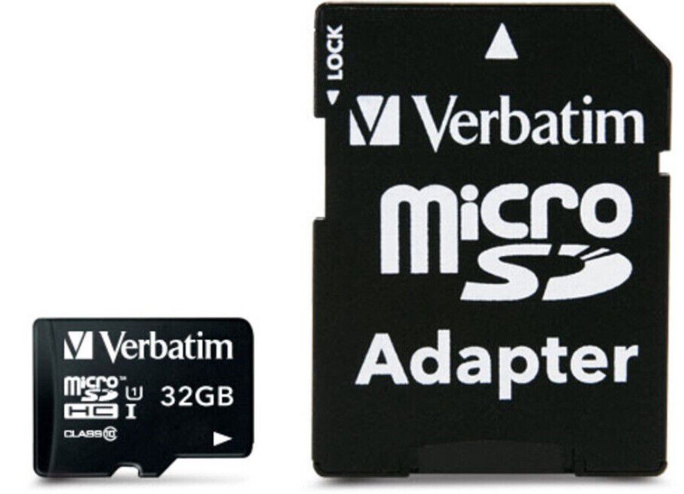 Verbatim micro SDHC Speicherkarte 32Gb 10 MB/s für 3,99€ (statt 6€)