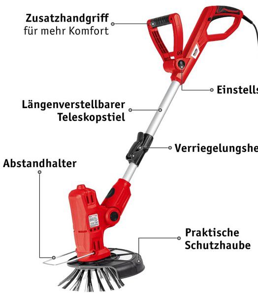 Walter elektrisches Garten 3 1 Multifunktionstool mit Teleskopstiel für 69,90€ (statt 86€)