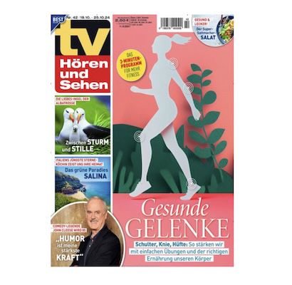 52 Ausgaben TV Hören und Sehen für 151€ + Prämie: 140€ Amazon Gutschein