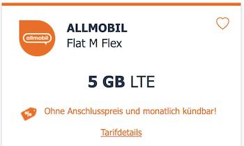 🔥 Vodafone 5GB LTE inkl. Allnet Flat (!) für nur 4,99€ mtl. + monatlich kündbar!