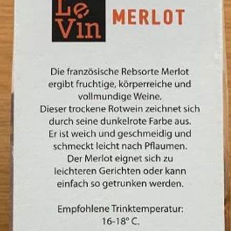 3 Liter Le Vin Merlot aus Frankreich, Bag in box ab 8,09€ (statt 15€)