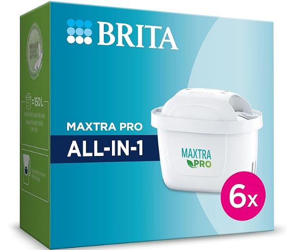 6er Pack BRITA Wasserfilter Kartusche MAXTRA PRO All in 1 ab 28,49€ (statt 35€)