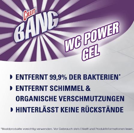 3er Pack Cillit Bang WC Power Gel Glanz & Hygiene, 750ml ab 5,97€ (statt 8€)