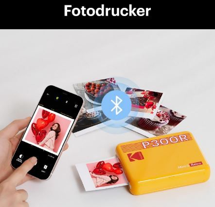 Kodak Mini 3 Retro 4Pass Fotodrucker (7,6 x 7,6 cm) Set für 105,58€ (statt 140€)