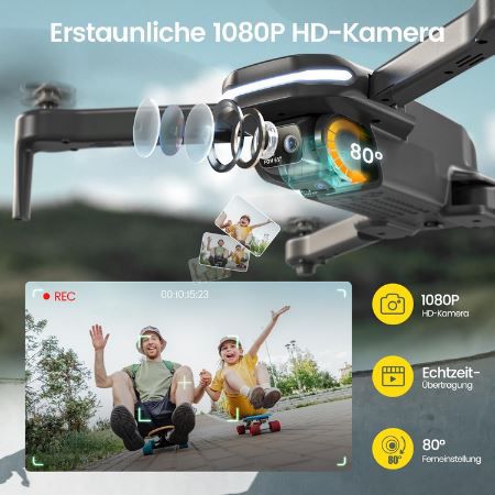 Holy Stone HS280 FPV Drohne mit 1080p Kamera für 61,99€ (statt 90€)