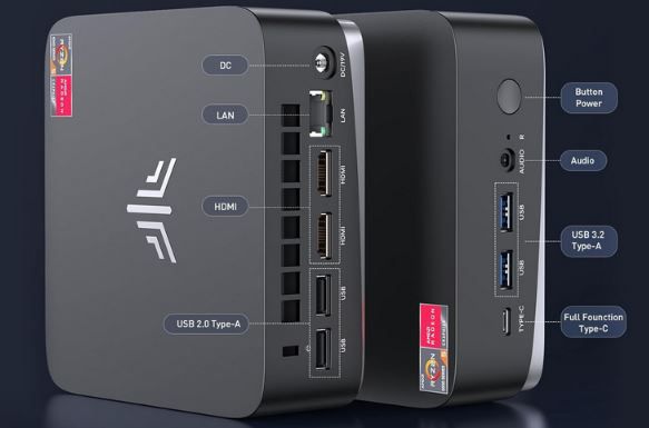 NiPoGi AM16 Mini PC mit Ryzen 5 PRO 5675U, 16GB für 266,86€ (statt 369€)