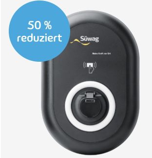 50% Rabatt auf 11 kW Wallboxen von Süwag   für alle nutzbar