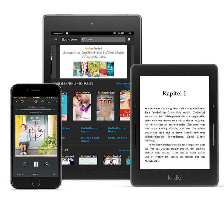 🔥 Amazon Kindle unlimited: 3 Monate eBooks & Hörbücher GRATIS (statt 35€)