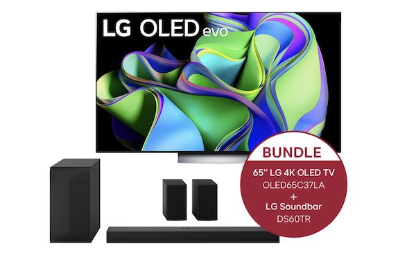 LG OLED65C37LA 65 OLED + Soundbar DS60TR für 1.439€ (statt 1.835€)