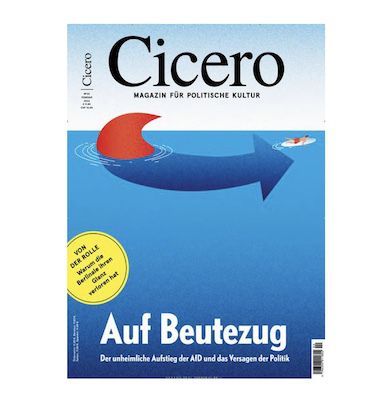 12 Ausgaben Cicero Autorenzeitschrift für 142,60€ + Prämie: bis 120€ Gutschein