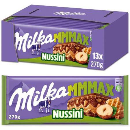 🍫 13 x Milka MMMAX Nussini Großtafel, je 270g ab 38,52€ (statt 50€)