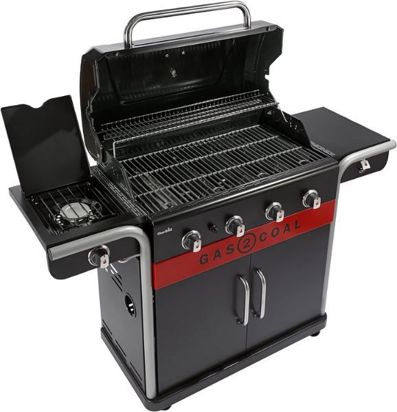 Char Broil Gas2Coal 440 (2.0) Hybrid Grill mit 4 Brenner für 490,11€ (statt 619€)