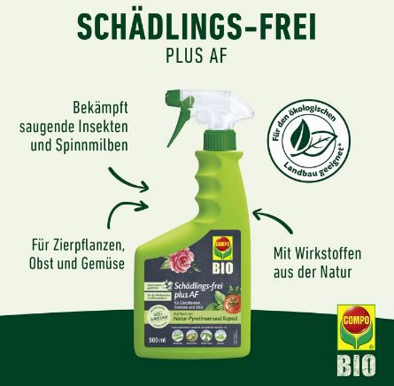 COMPO Schädlings frei plus AF   Insektizid, 500ml für 10,79€ (statt 15€)