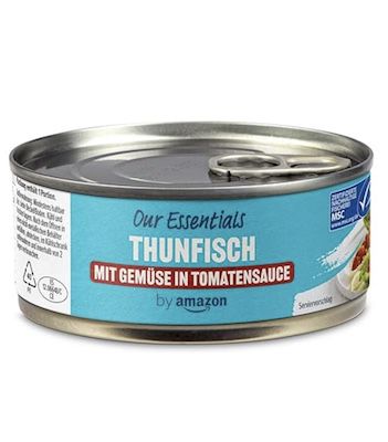 🐟 Thunfischstücke mit Gemüse in Tomatensauce für 1€