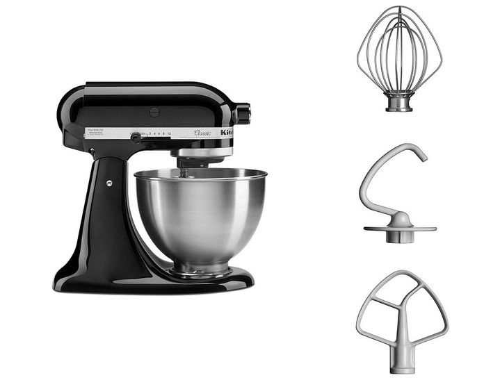 KitchenAid 5K45SSEOB Küchenmaschine für 256,94€ (statt 356€)