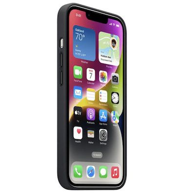 Apple iPhone 14 Leder Case in Midnight für 31,49€ (statt 42€)