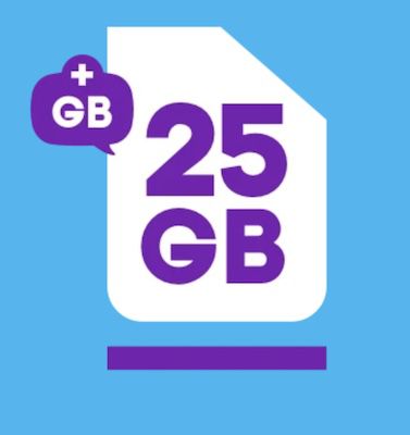 Blau o2 Allnet-Flat 25GB 5G mit 50Mbit/s für 9,99€ mtl.