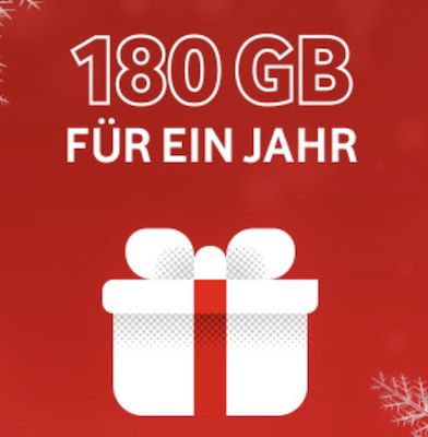 Vodafone Callya Jahrestarif mit 180GB 5G für 99,99€