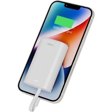 iWALK Mini Powerbank mit Lightning Kabel & 9.000mAh für 17,09€ (statt 30€)