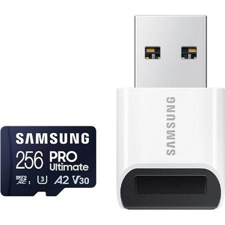 256GB Samsung PRO Ultimate microSD-Karte + USB-Adapter für 34,99€ (statt 44€)