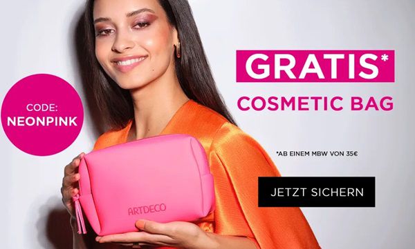 ARTDECO: ab 35€ Bestellwert GRATIS Kosmetiktasche (Wert 15€) dazu