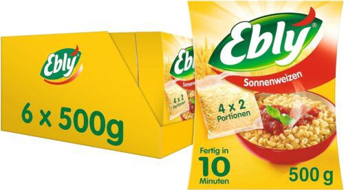 Ebly 10 Minuten Sonnenweizen 6 x 500g für 11,65€ (statt 16€)