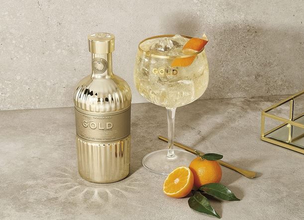 Gin Gold 999.9 aus Spanien, 0,7L, 40% Vol. für 26,79€ (statt 39€)