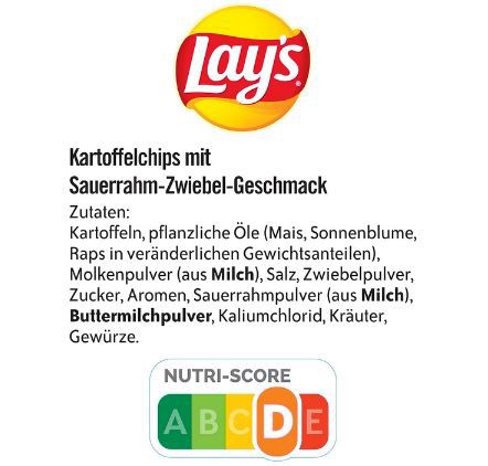 😋 9er Pack Lays Sour Cream & Onion Kartoffelchips ab 9,38€ (statt 18€)