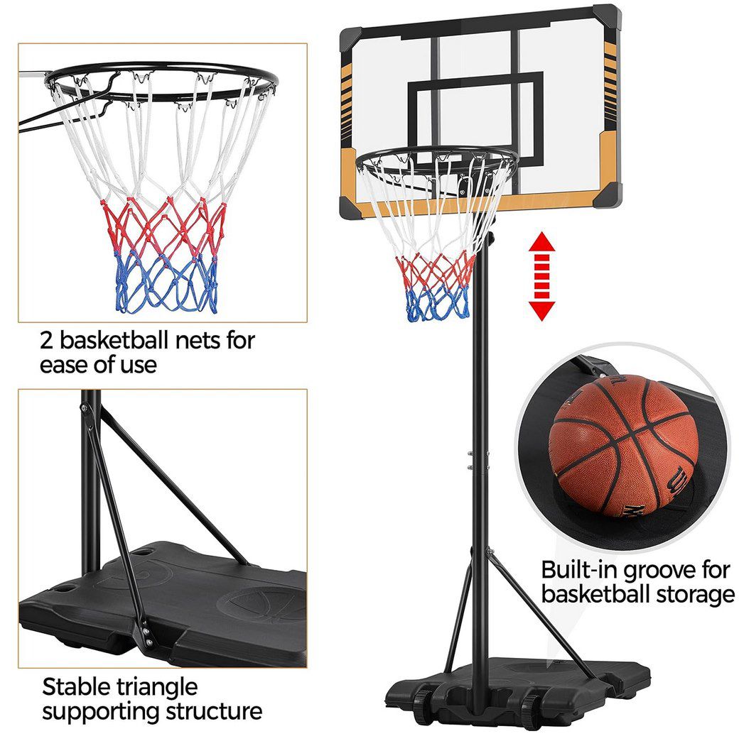 Yaheetech höhenverstellbarer Basketballkorb mit Rollen für 56,99€ (statt 80€)