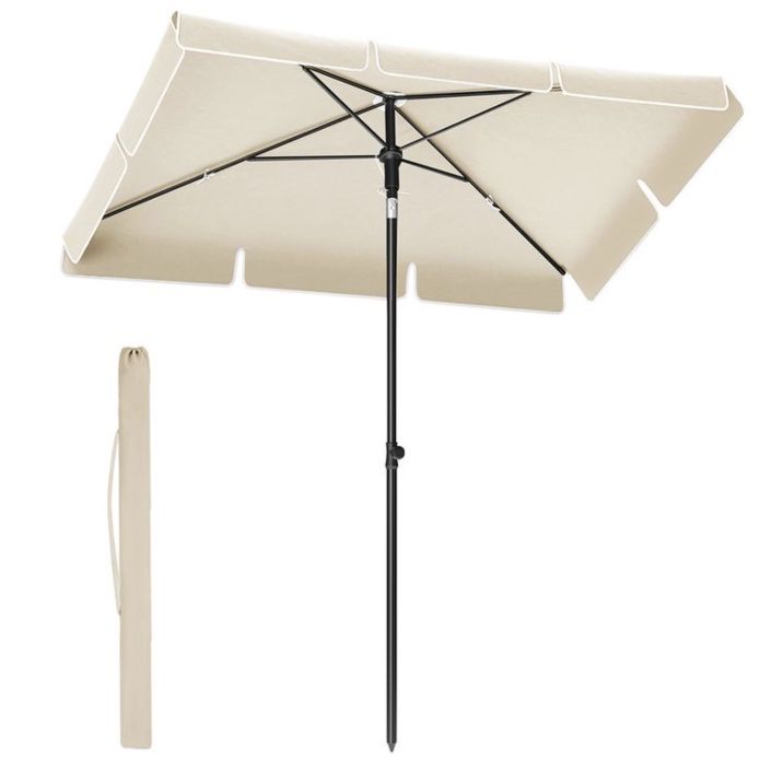 Songmics Sonnenschirm, 230 x 150 cm, rechteckig für 32,99€ (statt 44€)