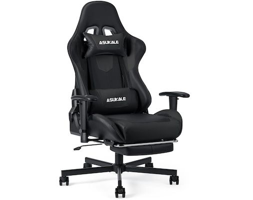 Asukale Gaming Stuhl mit Fußstütze für 103,49€ (statt 147€)