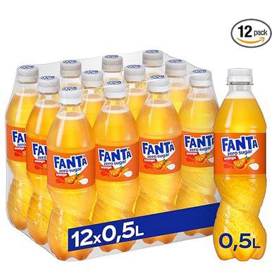 🍊 12x Fanta Zero Orange (je 500 ml) ab 8,92€ (statt 12€)