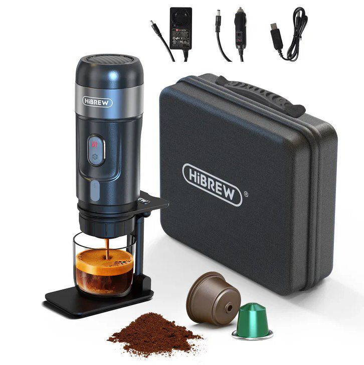 HiBREW H4A portable Espressomaschine mit 15bar für 68€ (statt 82€)