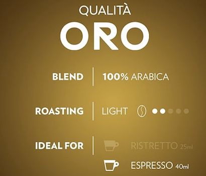 100 Kapseln Lavazza Qualità Oro Nespresso kompatibel für 13,45€ (statt 28€)