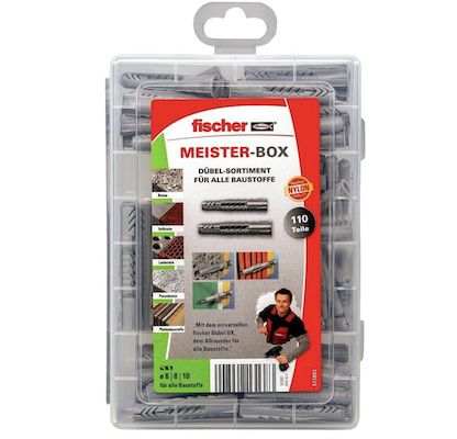 110er fischer Mister Box UX/UX R Dübelset für 5,48€ (statt 13€)