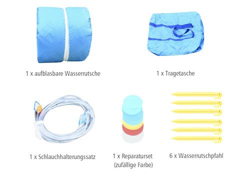 Costway Hüpfburg mit Wasserrutsche in Krabbenform für 278,39€ (statt 415€)