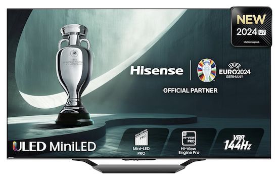 Hisense 75U7NQ   75 Zoll UHD Fernseher mit 120 Hz für 1.099€ (statt 1.199€) + 100€ Cashback