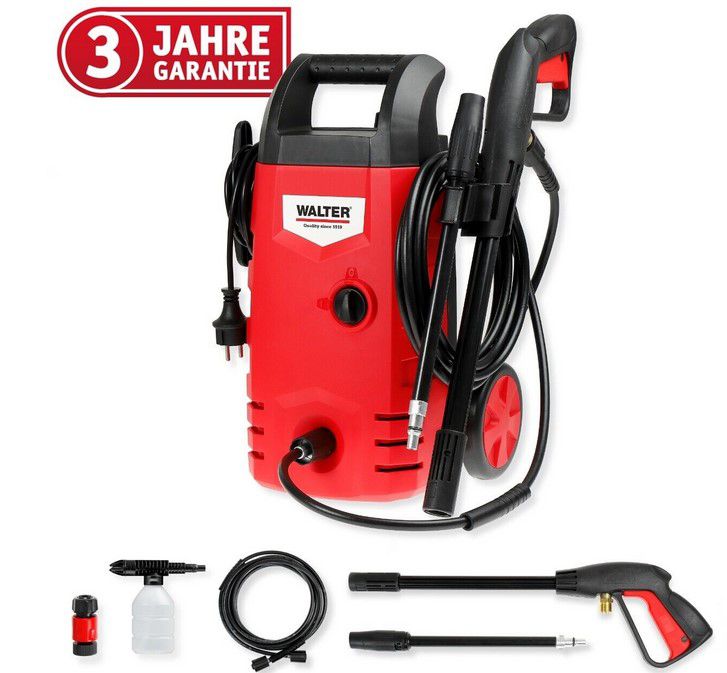 WALTER Hochdruckreiniger 1400W für 49,90€ (statt 69€)