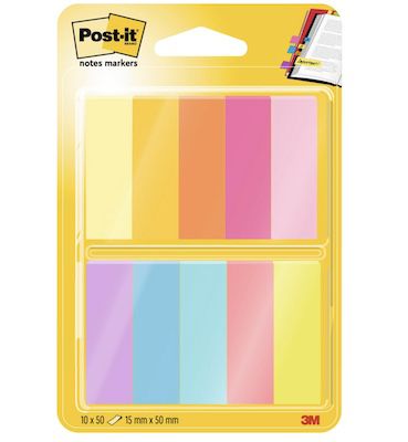 10x 50er Block Post it Notes Marker für 5,00€ (statt 10€)