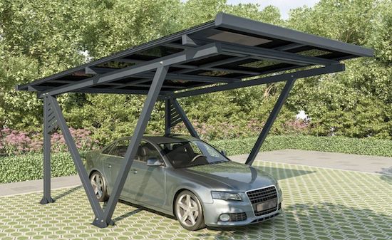 SunLuxe Solar Carport Gestell mit 4.100 Watt für 2.268,27€ (statt 3.199€)