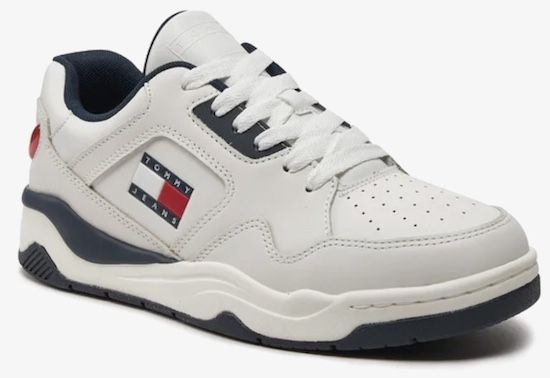 Tommy Jeans Herren Leder Sneaker Execution Basket für 65€ (statt 90€)