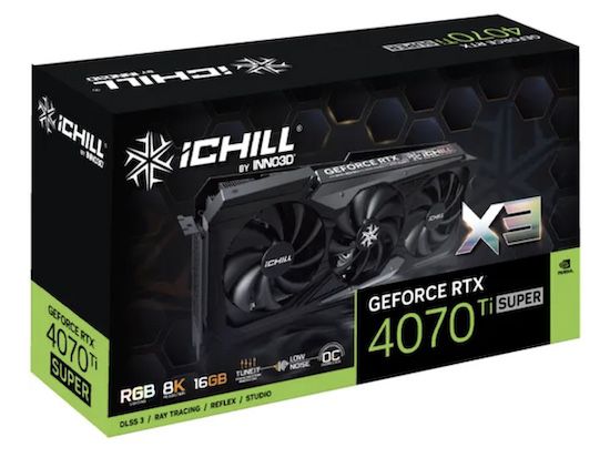 Inno3D GeForce RTX 4070 Ti Super Grafikkarte für 801,94€ (statt 857€)