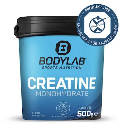 💪 3x 500g Bodylab Creatine Monohydrate Powder für 34,90€ (statt 66€)