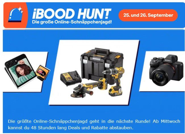 Tipp: iBood Hunt ab Mittwoch   Restbestände & Schnäppchen im Minutentakt